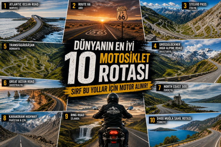 Dünyanın En İyi 10 Motosiklet Rotası