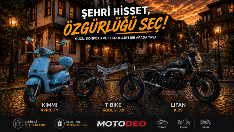 Motosiklet mi, Elektrikli Bisiklet mi, Elektrikli Araç mı Seçmeliyim? Şehir İçi Ulaşımın Yeni Markalarıyla Tanışın